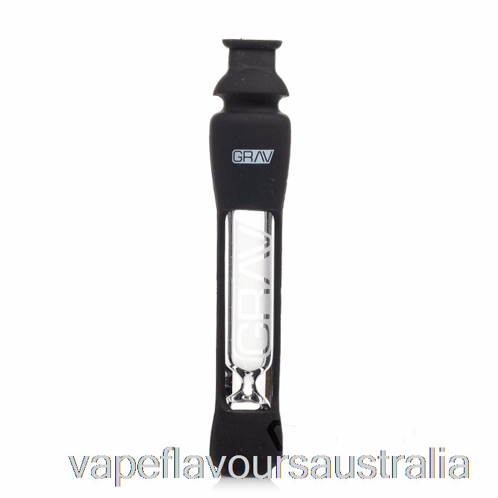 Vape Australia GRAV 12mm Taster with Silicone Skin Black